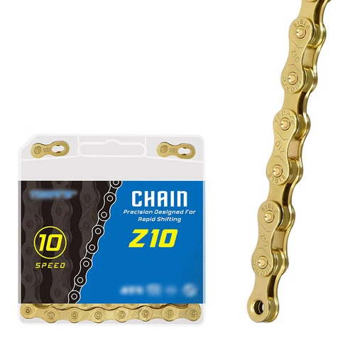 6/7/8/9/10 Speed MTB Bicycle Chain Mountain Bike Chains Road Cycling Part Gold - Picture 13 of 13
