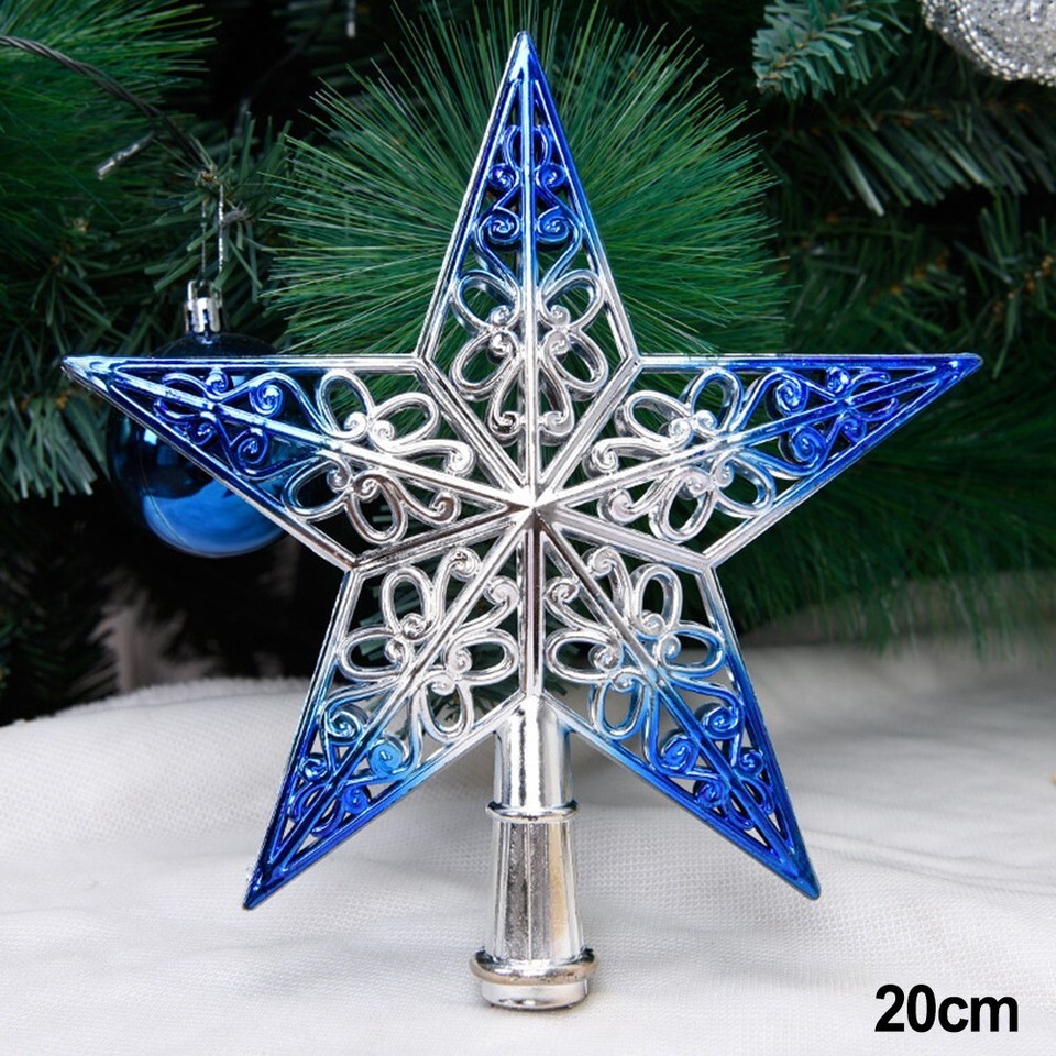 Good Luck And Happiness Electroplated Tree Topper Charming Christmas