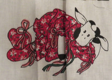 Cut  Sew CHRISTINA CHRISTMAS CALICO COW STUFFED ANIMAL FABRIC PANEL
