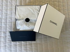 Chanel Empty Box With Packing Paper *Includes free Chanel pouch and envelope