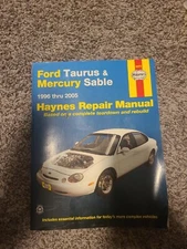 Haynes Repair Manual 36075 Ford Taurus Mercury Sable 1996 Thru 2001