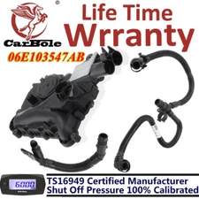 Fit Audi Q7 A8 Q5 S4 A6 A7 3.0TFIS Oil Separator PCV Valve Vent Trim & Hose Tube