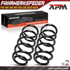 2x Federn Fahrwerksfeder Hinten Links Rechts für MINI Mini R50 R53 One 2003-2006