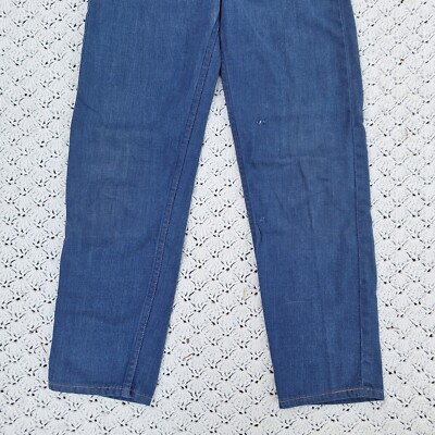 Vtg JC Penney Ranchcraft Kids Denim Pants Talon 42 Zipper Blue 
