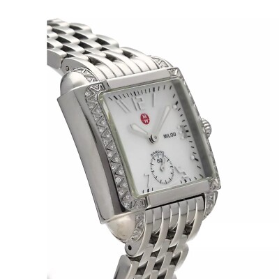 Michele Milou MW15A01A2025 Diamond Mother of Pearl Quartz Women's