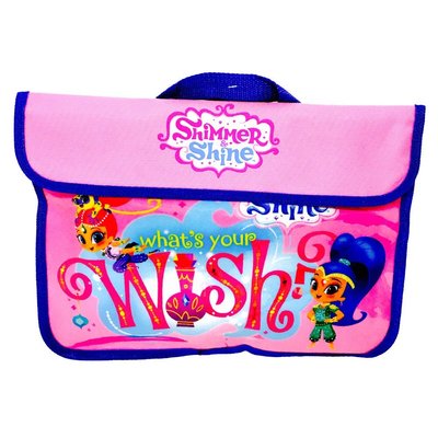 SHIMMER AND SHINE DOCUMENT - BUCHTASCHE OFFIZIELLER LIZENZARTIKEL BRANDNEU