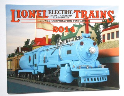 LIONEL TINPLATE CATALOG WITH 65 COLOR PICTURES FROM 2014 CATALOG.  5-PICTURES.