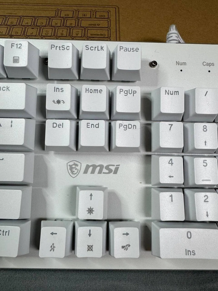 Gaming Keyboard and Mouse Combo MSI S11-04US328-LAX White( Blue Switch) - Image 4 of 4