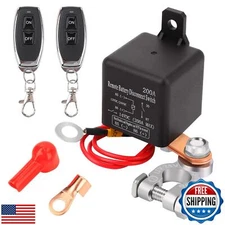 FEITON 200A Rated 360A Starting Current Remote Battery Disconnect Switch DC 1