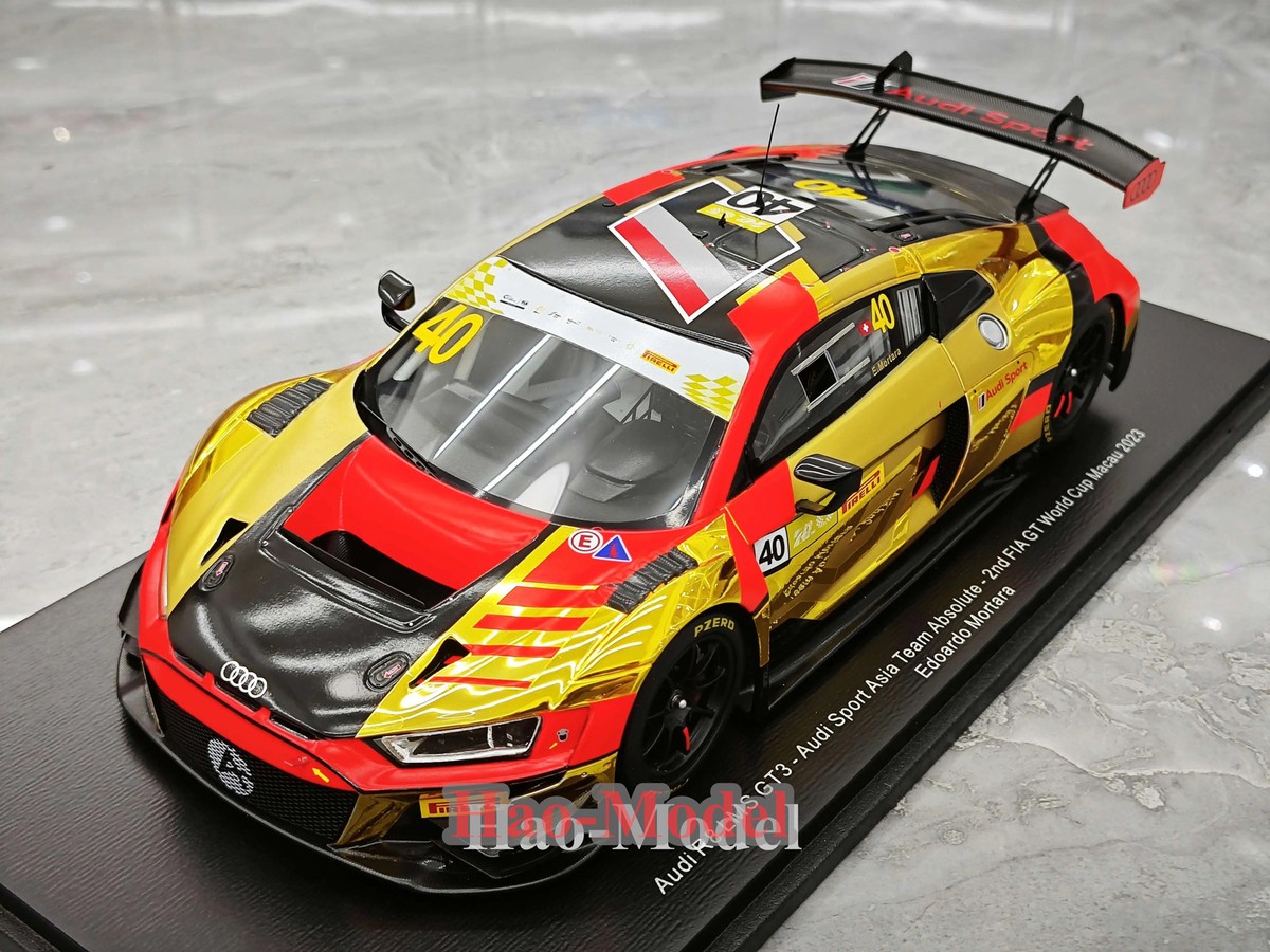 Spark 1:18 Le Mans Audi R8 LMS GT3 2023 Resin Diecast Model Car