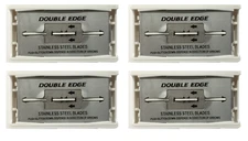 Stainless Steel Generic Double Edge Razor Blades, Fits Safety Razors - 40 Blades