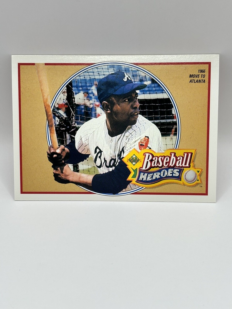 1991 Upper Deck Hank Aaron #21 Of 27 Baseball Heroes Atlanta
