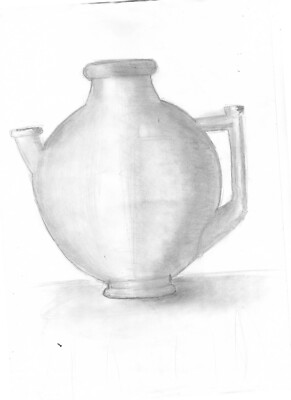 Sketch of Imaginary Pottery with Certificate of Authenticity