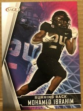 MOHAMED IBRAHIM(UNIVERSITY OF MINNESOTA)2022 SAGE SILVER ROOKIE CARD