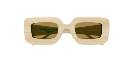 Gucci GG0974S 002 Beige/Brown Rectangular Women's Sunglasses | eBay