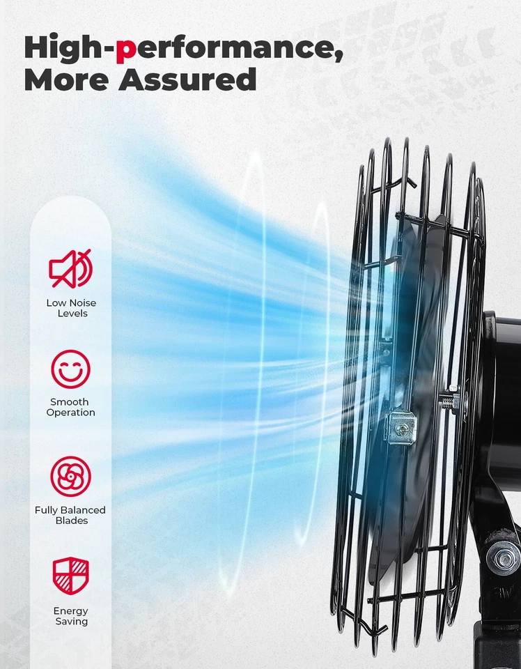 Ventilador descongelante de refrigeración de cabina UTV 12V 1,57"-2,48" para Kawasaki Mule 4000/4010 2014-23 Foto 4 de 4