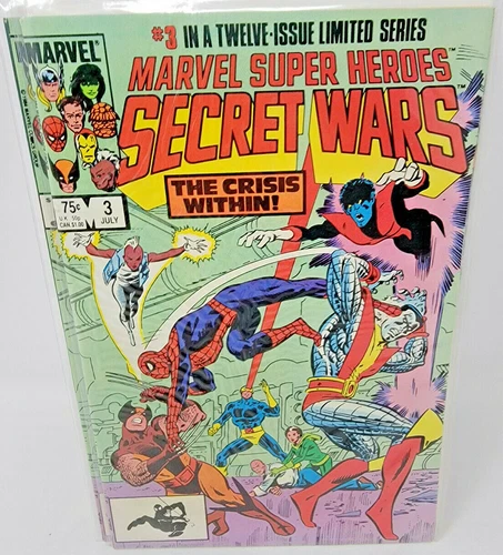 MARVEL SUPER HEROES: SECRET WARS #3 1984 9.4 1ST APP VOLCANA TITANIA Mike Zeck