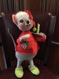 vintage annalee christmas mouse