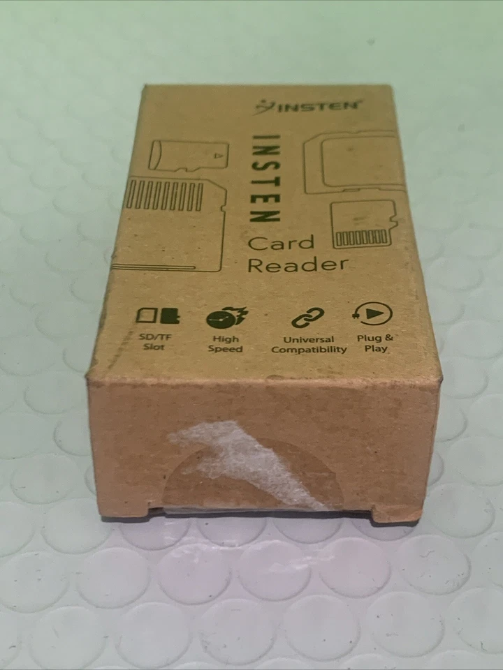 Insten Portable USB Type C Card Reader, For SDHC, SD, Micro SD Card, White New - Image 3 of 3