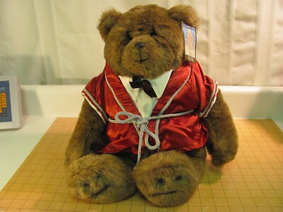 GUND 1983 Dennis Abiner Smoothie The Last Elegant Bear W/Chocolate Chip Cookie