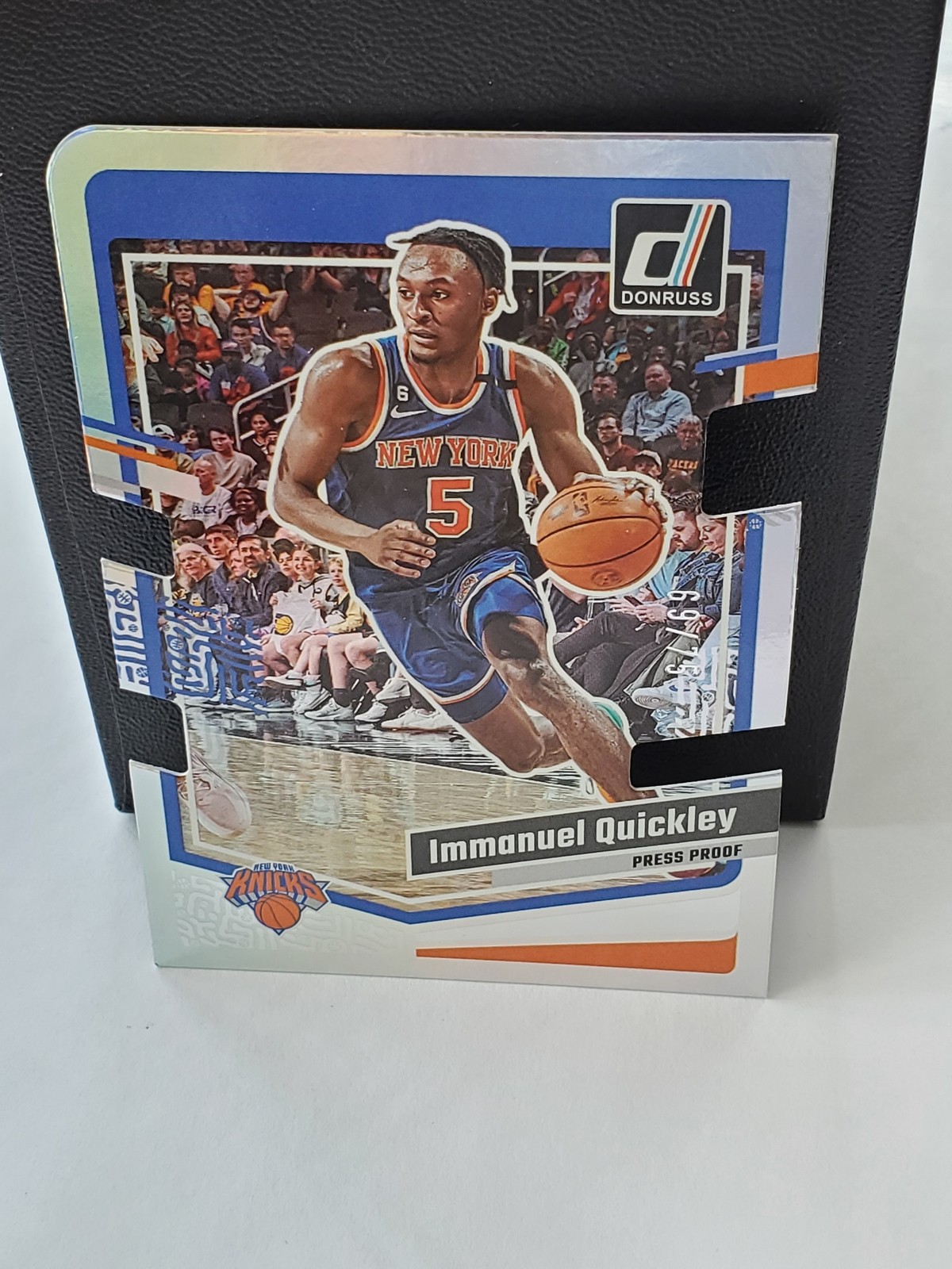 2023-24 Panini Donruss Immanuel Quickley #21 Press Proof Die Cut 69/75 ...