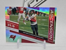 Rob Gronkowski 2021 Elite Ascension Silver Holofoil SP #A13 Buccaneers 