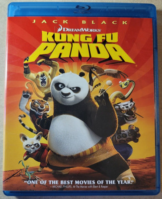 Kung Fu Panda (Blu-ray 2008) Jack Black, Lucy Liu, Jackie Chan ** LIKE NEW **