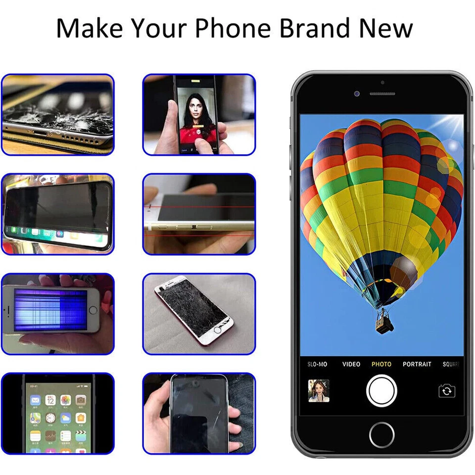 For iPhone 6S 8 6 7 Plus LCD Dispaly Touch Screen Complete Replacement + Tools - Image 3 of 4