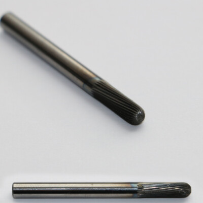 VHM Walzenrund Frässtift Ø 4 mm für Dremel Hartmetallfräser Fräser Fingerfräser.
