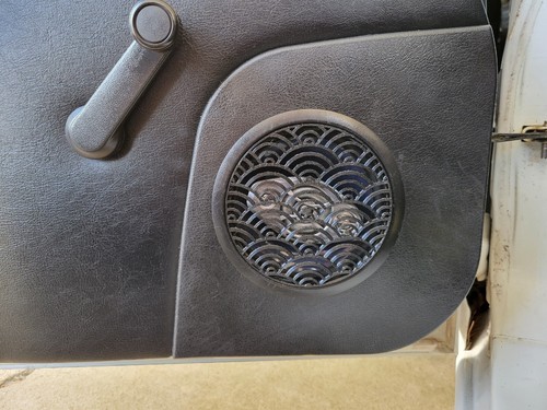 90-97 Mazda Miata MX5 Door Speaker Covers Panel Set Pair NA 1990-1997 Wave - Picture 4 of 6