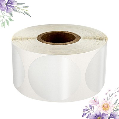 Clear Circle Sticker Transparent Round Label Self-adhesive Stickers ...