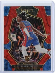 2022-23 Panini Select Asia Tmall JADEN IVEY Premier RC Rookie Red Wave Prizm