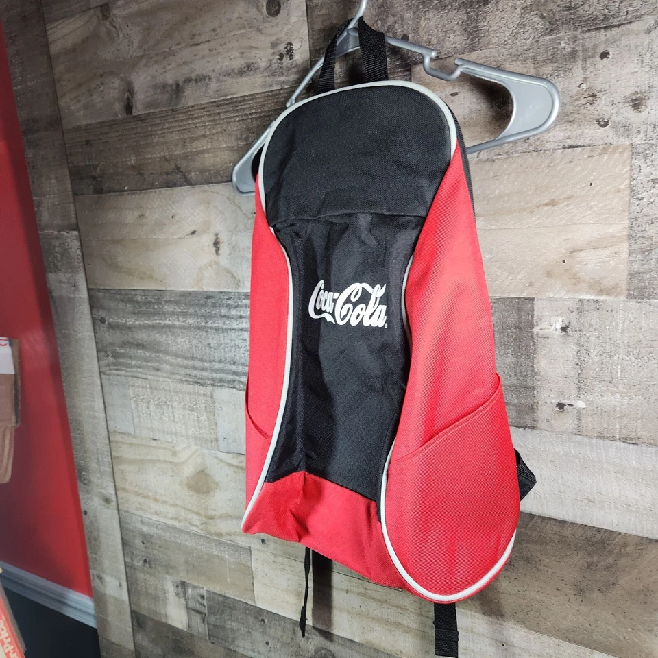 Mochila de lona roja y negra con logotipo de Coca-cola LEED'S, unisex para adultos  Foto 2 de 4