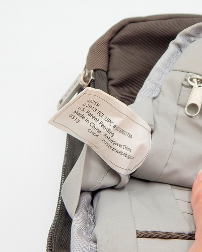Travelon Anti-Diebstahl Signature gesteppte schmale Tasche olivgrün Umhängetasche 42759 - Bild 9 von 12