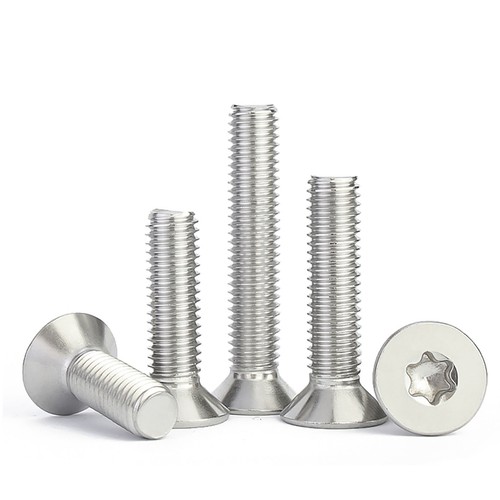 M10 A2 Stainless Steel Torx Countersunk Machine Screws Six Lobe Din 965 4mm-90mm - Picture 4 of 20