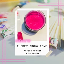 Acrylic Powder Glitter Mix. Pinks & Rose Color Collection