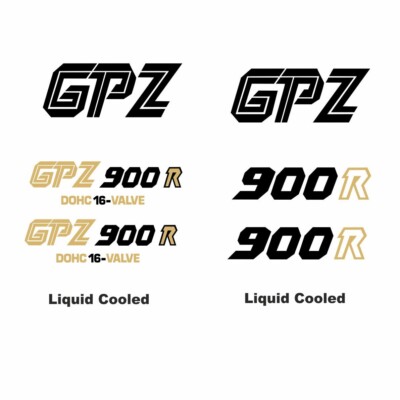 Sticker for GPZ900R A5 manufactured 1988 Classic Bike Kawasaki
