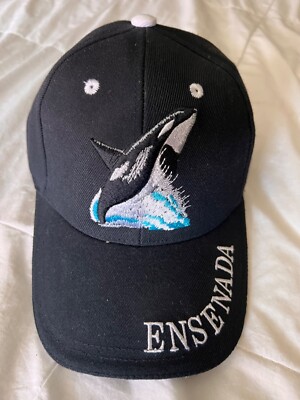 Ensenada Mexico Souvenir Orca Killer Whale Baseball Hat Cap brand