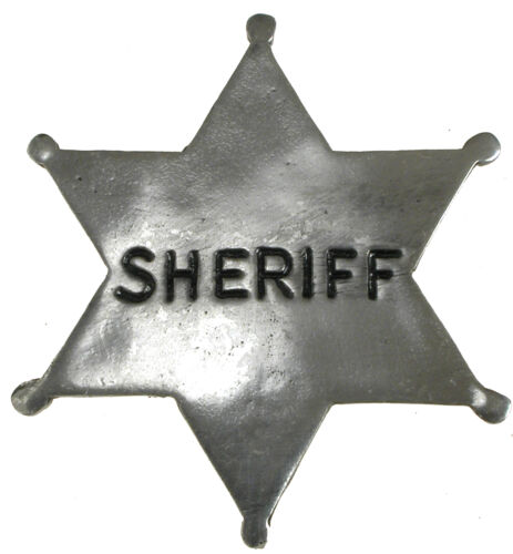 1" HAT PIN SHERIFF STAR OLD WEST BADGE LAPEL PIN VINTAGE REPLICA           #10  - 第 1/1 張圖片