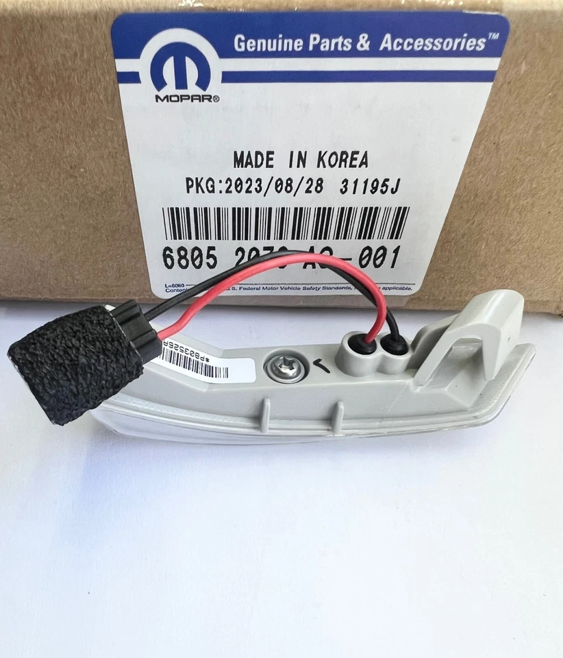 ESPELHO DE PASSAGEIROS Luz de seta 2010-2016 Grand Caravan Town&Country OEM MOPAR - Imagem 4 de 4