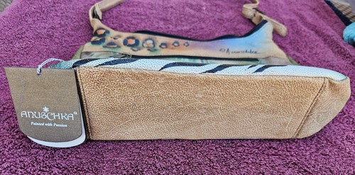 Anuschka Schultertasche handbemalt Leder Jungle Rose - Bild 8 von 23