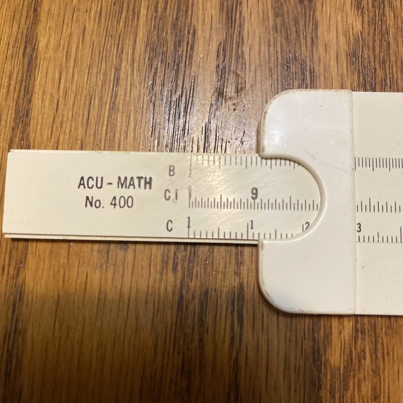 Acumath #400 Slide Rule With Case Vintage | eBay