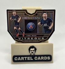 PANINI OBSIDIAN SOCCER 2021/22 - LIONEL MESSI VITREOUS DIE-CUT /30