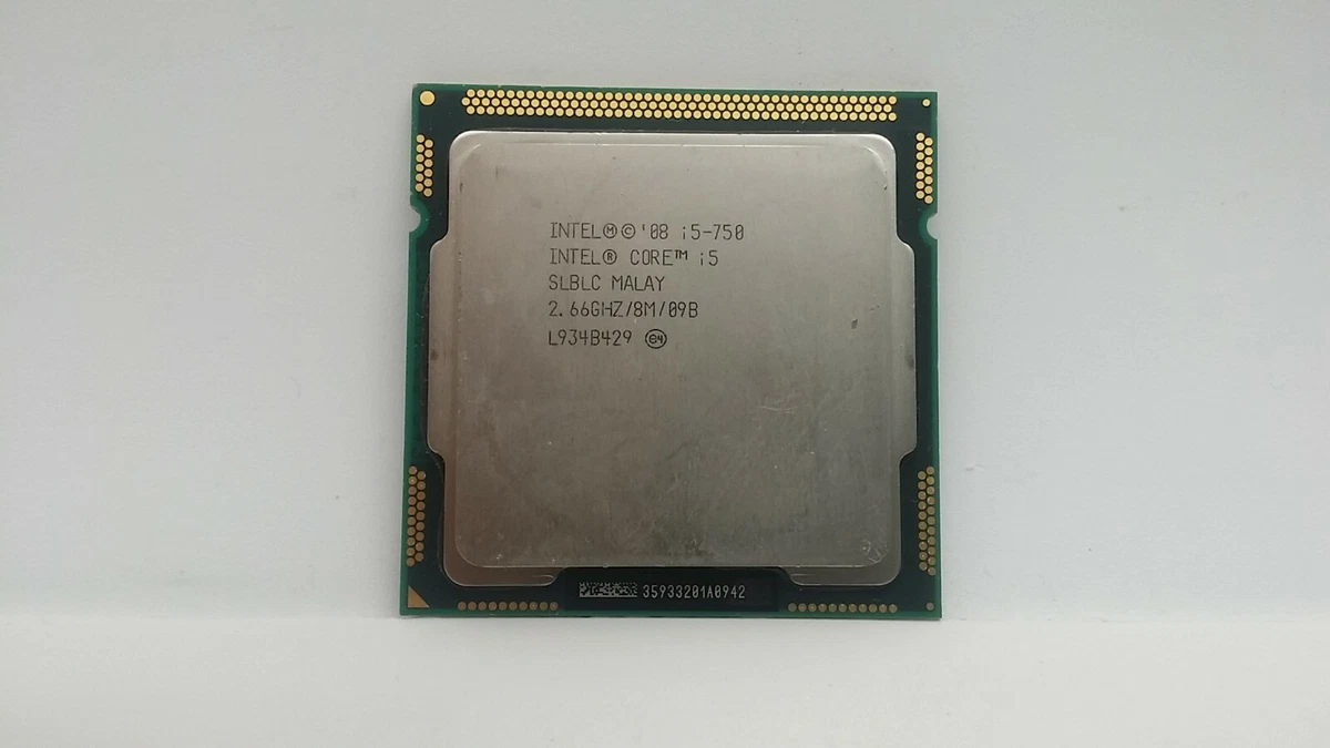 Intel Core i5-750 Intel Core i5 1st Gen. Computer Processors for