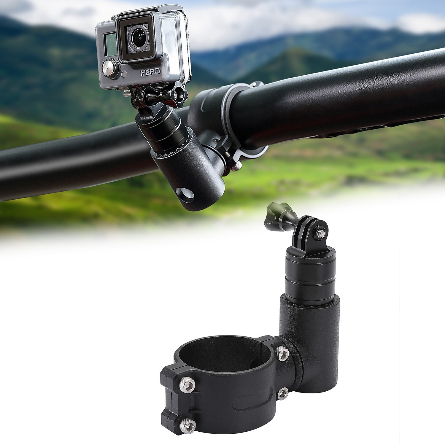 Front Roll Cage Camera Holder Bracket Mount for Go Pro for Polaris Honda Can Am eBay