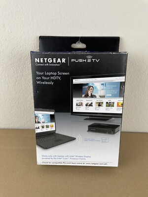 Netgear PUSH2TV PTV1000 TV Adapter for Intel Wireless Display Laptop to HDTV