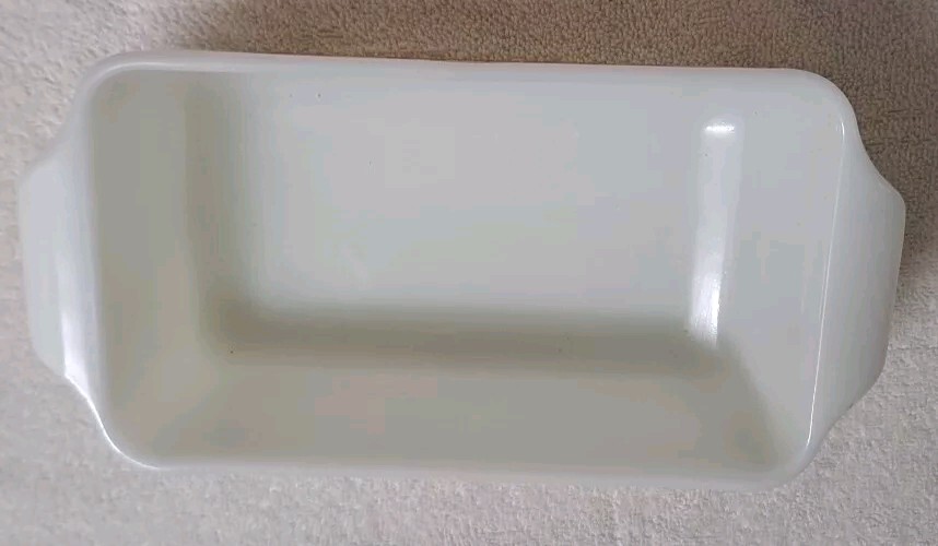 Vintage Fire King Anchor Hocking 1 qt Loaf Pan Fall Harvest Vegetable