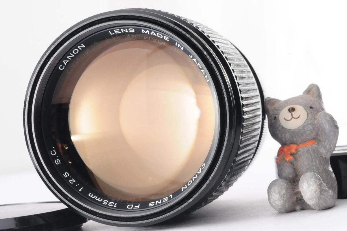 Canon FD Camera Lenses 135mm Focal f/2.5 Maximum Aperture for sale