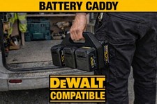 DeWalt 6x Battery Caddy Holder Carry Handle  – Holds 6 XR 18V / 54V FlexVolt