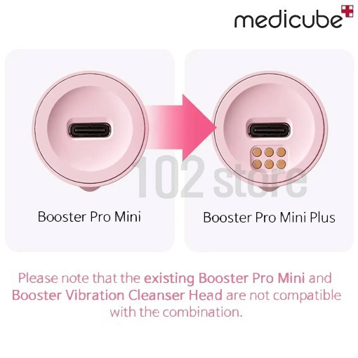 Medicube AGE-R Booster Pro Mini Plus + Facial Cleansing Head -No ...